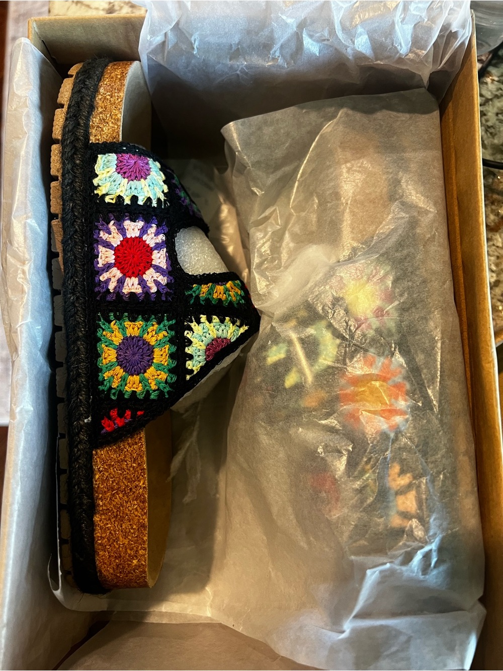 Dirty Laundry Timeless Black Crochet Slide Sandals – Size 6.5 / EU 37 - Picture 4 of 8
